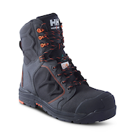 Helly Hansen Workwear Men's 8 Inch Aluminum Toe Composite Plate Ultra Light Work Boots - Black Front_Three_Fourths_Angled_Right