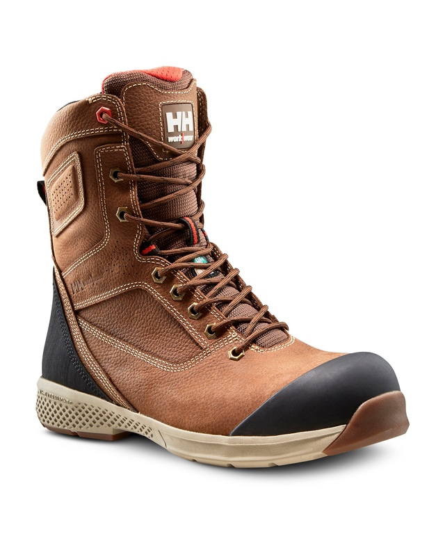 Helly Hansen Workwear Men's 8 Inch Composite Toe Composite Plate Leather Work Boots - Brown