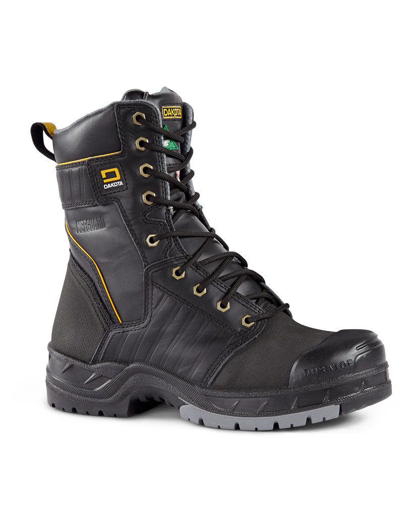 Zip up sale steel toe boots