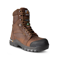 Bottes de travail isolées de 8 pouces à protection en composite pour hommes, Rugged Flex, Carhartt Front_Three_Fourths_Angled_Right
