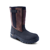 Carhartt Men's 11 Inch Composite Toe Composite Plate Flex Mud Wellington Work Boots Front_Three_Fourths_Angled_Right