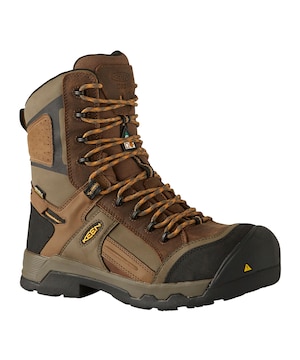 KEEN Utility Men's Utility Davenport 8 Inch Composite Toe Composite Plate Work Boots