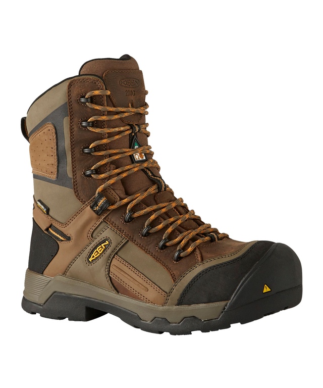 KEEN Utility Men's Utility Davenport 8 Inch Composite Toe Composite Plate Work Boots