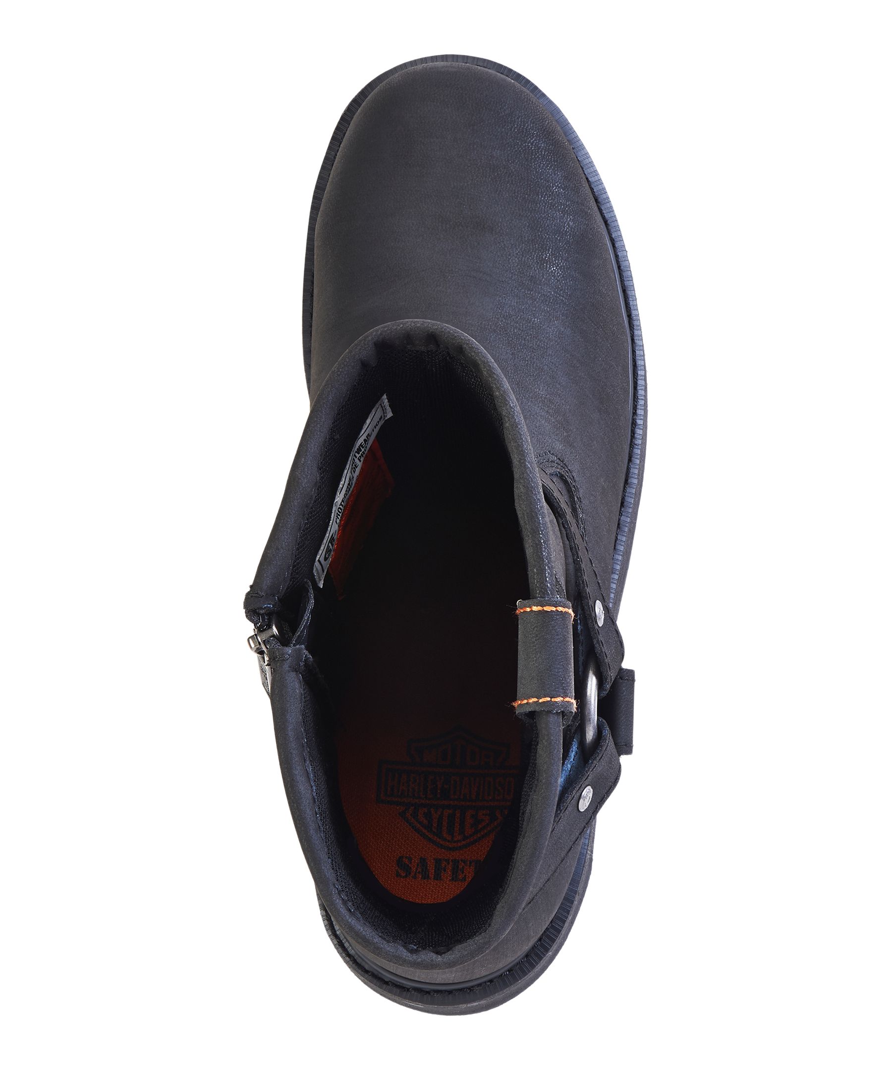 Harley-Davidson Men's David's Work 8 Inch Steel Toe Composite Plate Pull-On Safety Boots