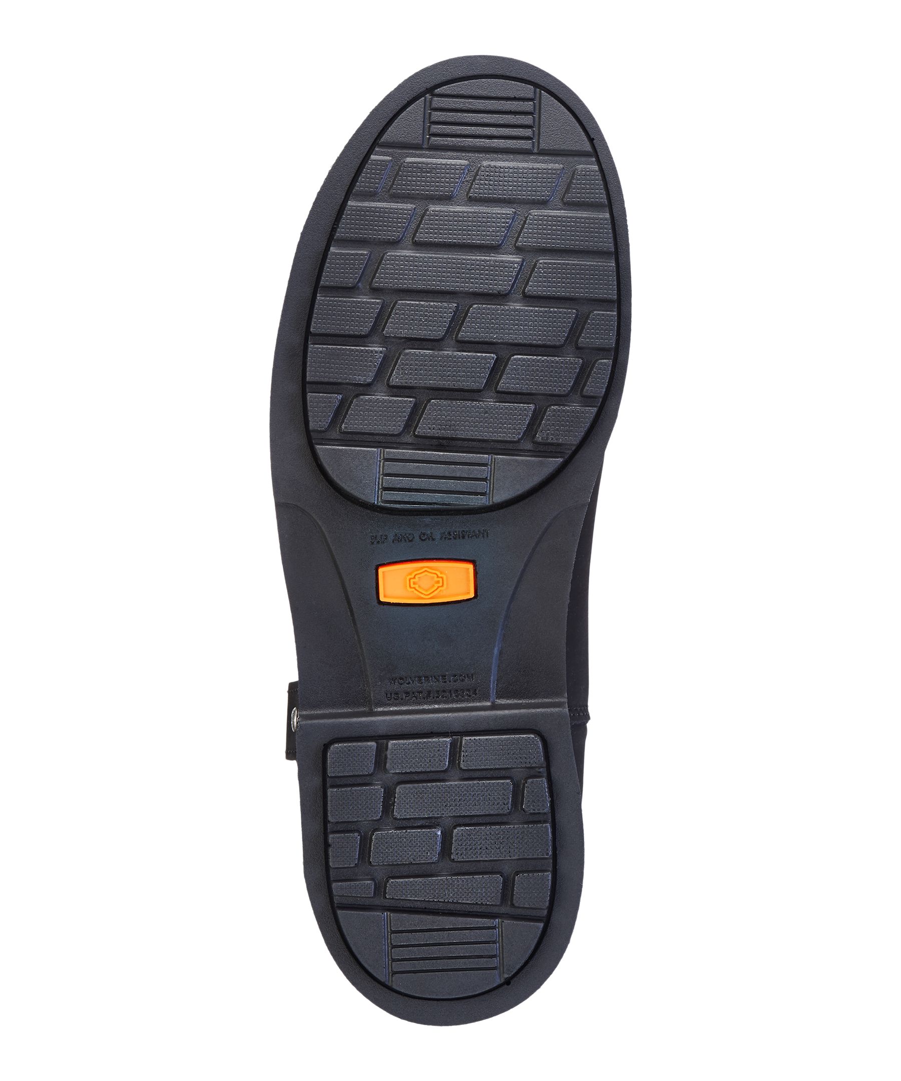 Harley-Davidson Men's David's Work 8 Inch Steel Toe Composite Plate Pull-On Safety Boots