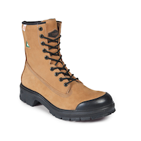 Terra Men's 8 Inch Steel Toe Steel Plate Leather Work Boots with TPU Toe Cap Front_Three_Fourths_Angled_Right