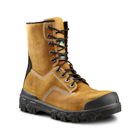 Terra Men's 8 Inch Composite Toe Composite Plate Sentry Waterproof Work Boots Front_Three_Fourths_Angled_Right
