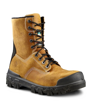 Terra Men's 8 Inch Composite Toe Composite Plate Sentry Waterproof Work Boots