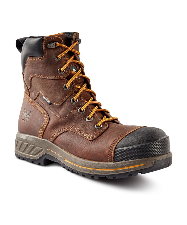 Timberland PRO Men's Composite Toe Composite Plate Pro Endurance HD Waterproof Leather 8 Inch Work Boots
