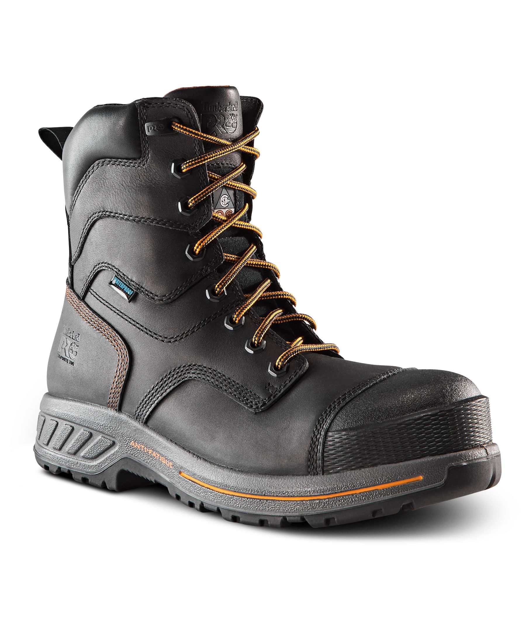 Timberland PRO Men's Endurance HD 8 Inch Composite Toe Composite Plate Work Boots