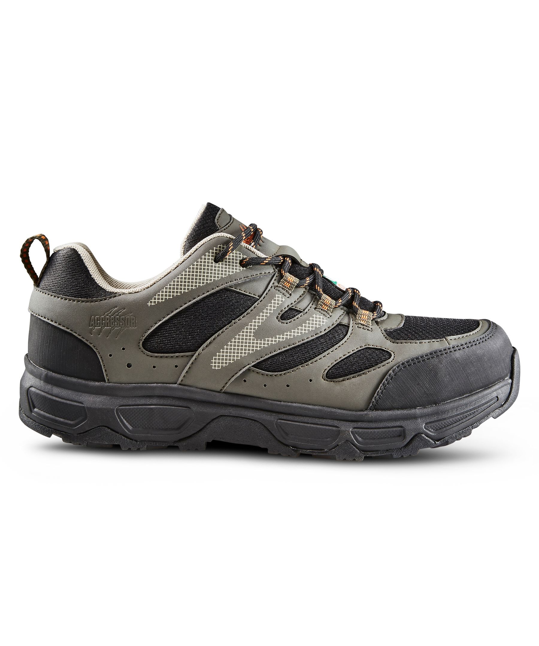Aggressor Men's Steel Toe Steel Plate Low-Cut Safety Hiking Shoe