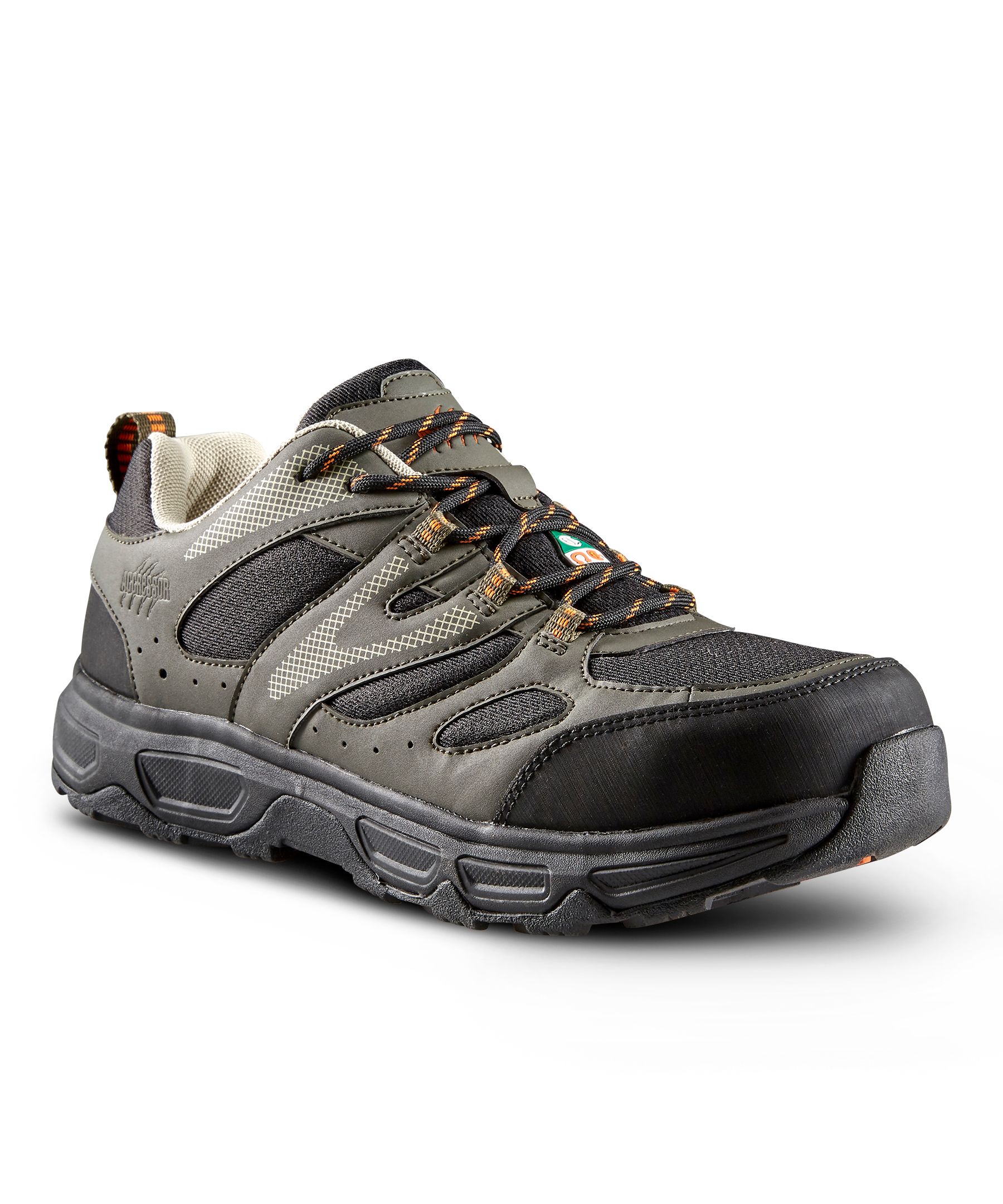Aggressor Men's Steel Toe Steel Plate Low-Cut Safety Hiking Shoe