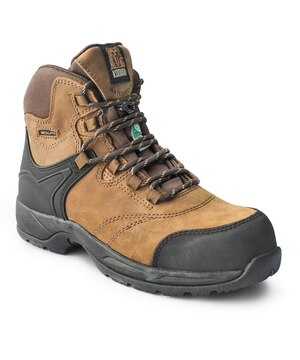 Kodiak Men's Journey Composite Toe Composite Plate Waterproof  Leather Work Boots