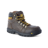 Caterpillar - CAT Men's Steel Toe Steel Plate Outline Leather Safety Work Boots Front_Three_Fourths_Angled_Right