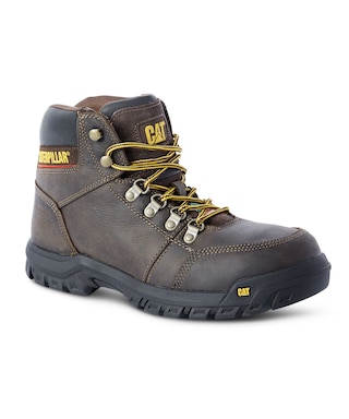Caterpillar - CAT Bottes de travail de sécurité en cuir de la plaque en acier d'orteil pour hommes