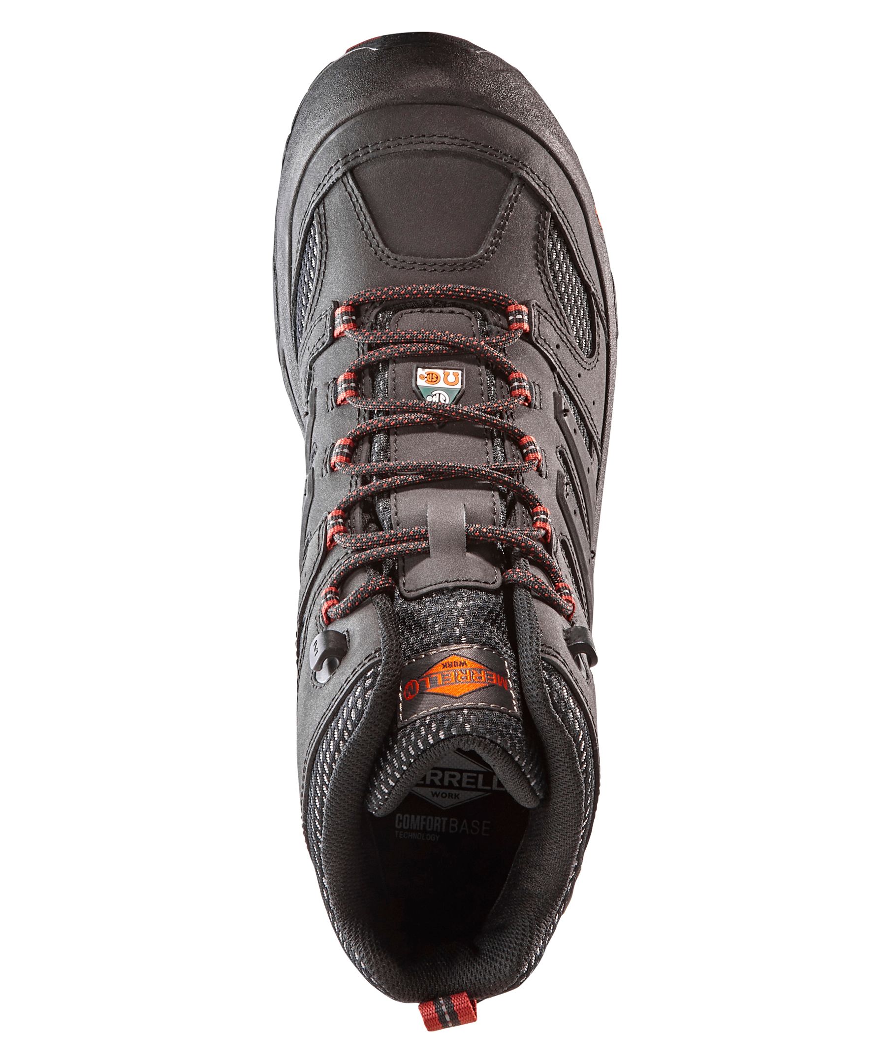 Bottes de randonnée de sécurité de travail Merrell étanches à l’eau à protection en composite, pour hommes, Strongfield