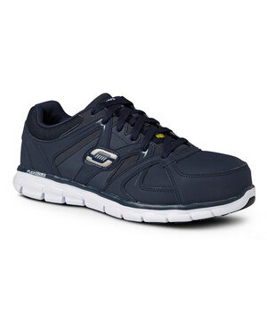 Chaussures de sport antidérapantes et antistatiques à protection en aluminium et plaque en acier pour hommes, Skechers Work