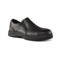 Dakota WorkPro Series Men's Dakota WorkPro Series ESD Aluminum Toe Slip On Leather Safety Shoe Front_Three_Fourths_Angled_Right