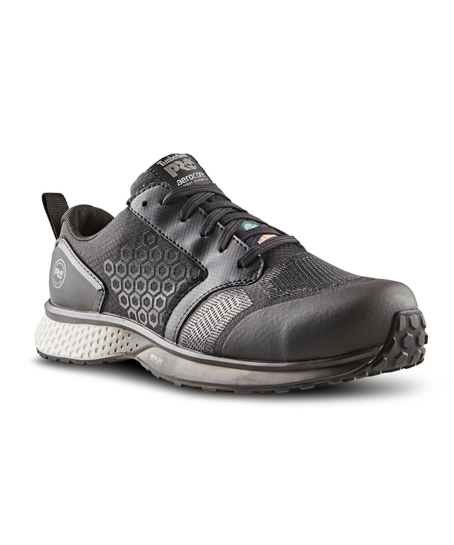 Timberland PRO Men's Reaxion Low Composite Toe Composite Plate Safety Shoes - Black/White