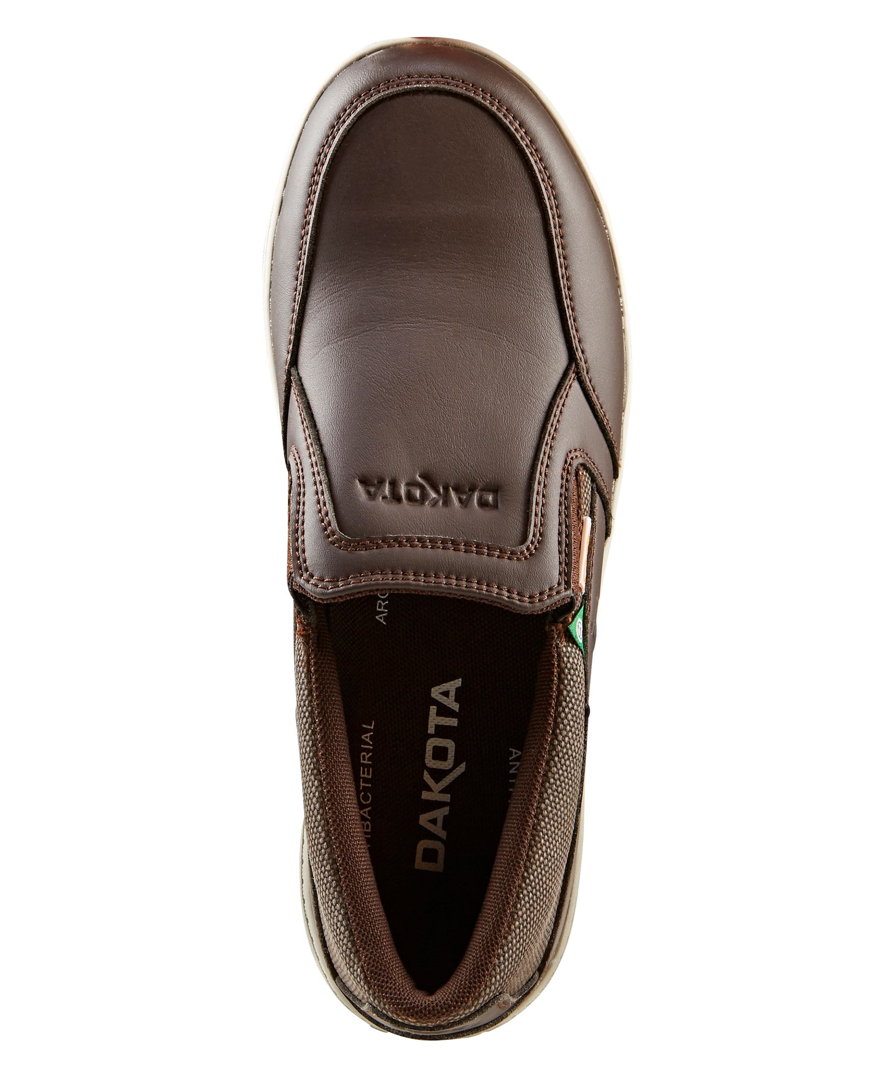 Dakota WorkPro Series Men's Steel Toe Steel Plate Street Sport FRESHTECH Slip On Safety Shoes - Brown