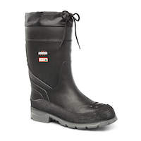 Aggressor Men's Steel Toe Steel Plate Waterproof Insulated Rubber Boots Front_Three_Fourths_Angled_Right