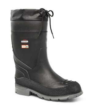 Bottes de caoutchouc isolées Aggressor étanches à l'eau à protection en acier, pour hommes