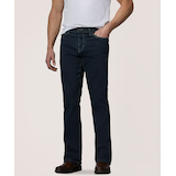 Denver Hayes Men's FLEXTECH Bootcut Stretch Jeans Front_Three_Fourths_Angled_Left
