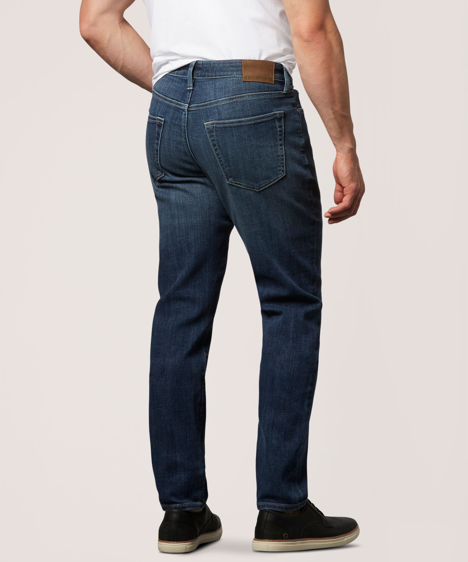 Denver Hayes Men's Athletic Fit FLEXTECH Stretch Jeans Marks