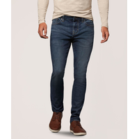 Denver Hayes Men's FLEXTECH Slim Fit 4-Way Stretch Jeans Front_Flat