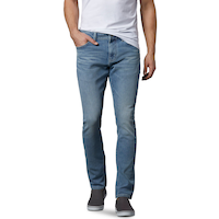 Denver Hayes Men's FLEXTECH 4 Way Stretch Slim Fit Jeans Front_Flat