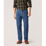 Jeans extensibles à jambe fuselée décontractée FLEXTECH sur 360 délavé à la pierre Denver Hayes pour hommes - Denim Front_Flat