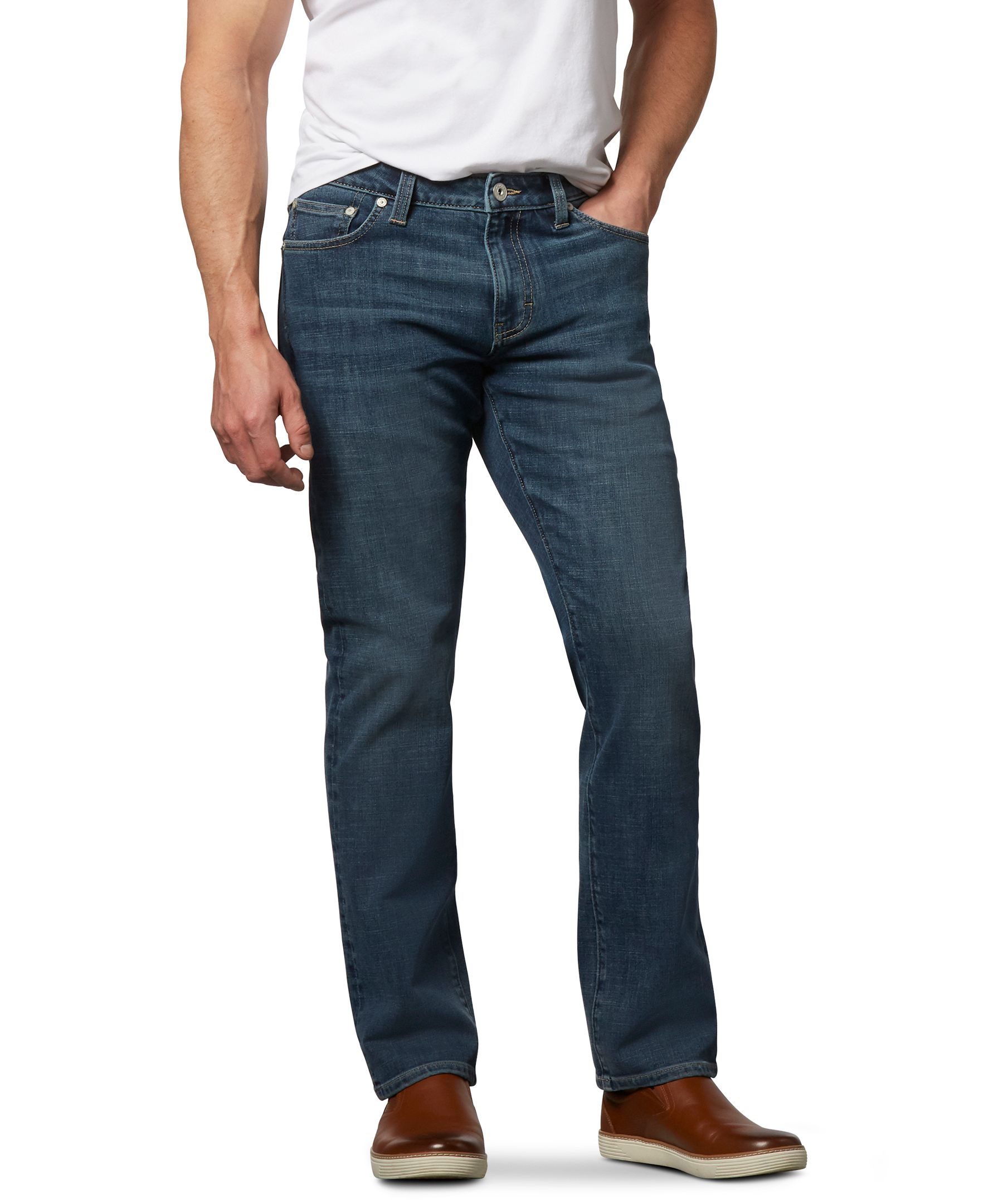 Denver Hayes Men's FLEXTECH Straight Fit 4 Way Stretch Jeans - Medium ...