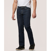 Denver Hayes Men's FLEXTECH Straight Fit 4 Way Stretch Jeans Front_Angled_Left