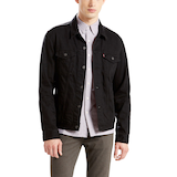 Blouson camionneur en denim de Levi's de coupe standard, pour hommes, Berkman Front_Flat