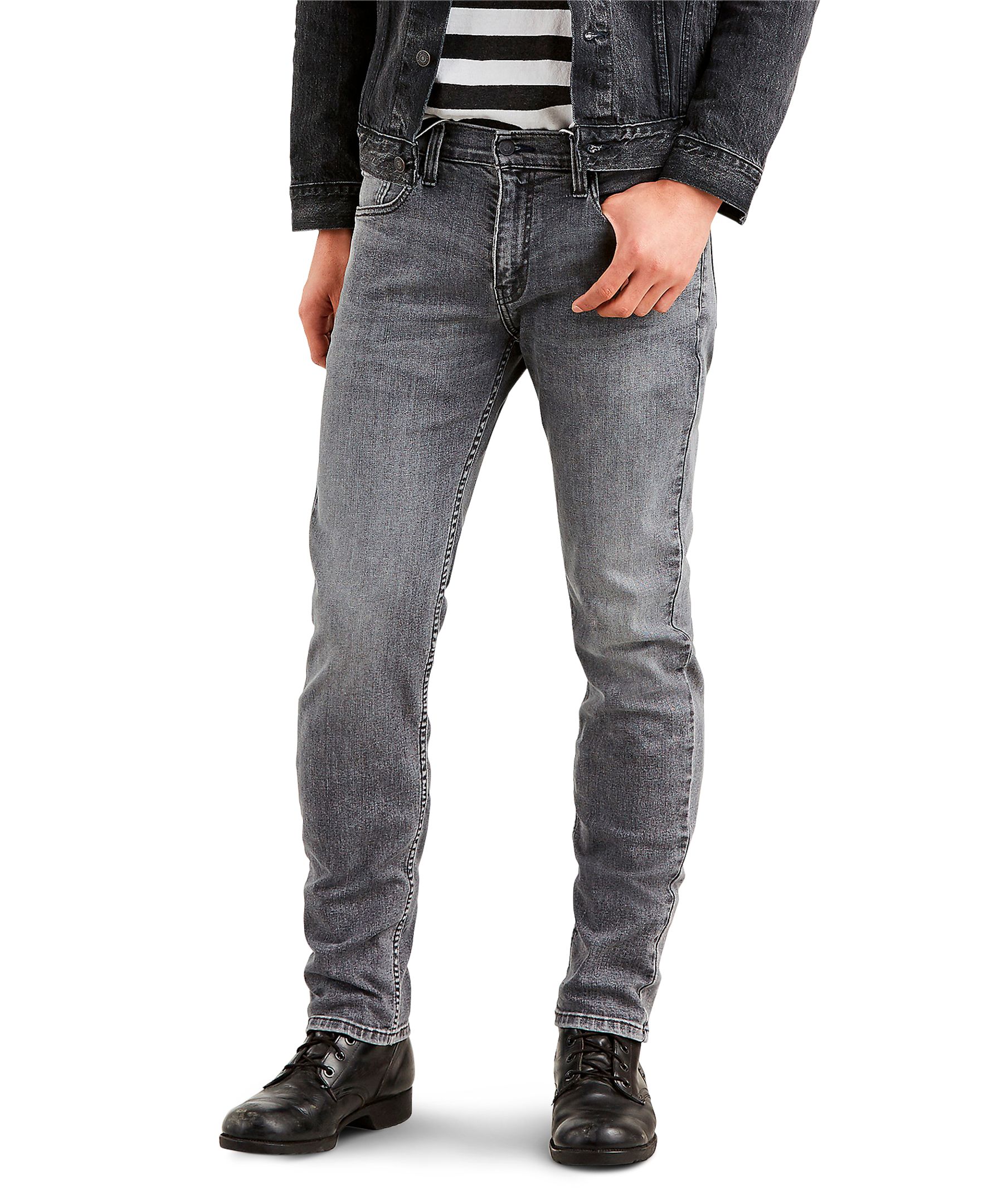 Levi's 511 dark grey jeans hotsell