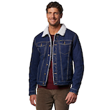 Lois Men's Bill Sherpa Denim Jacket Front_Angled_Left