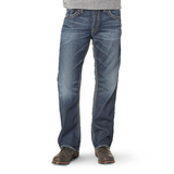 Jean Silver en denim à coupe ample et à jambe droite, pour hommes, Gordie EMC Front_Flat