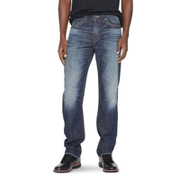 Silver Men's Hunter Loose Fit Taper Leg Jeans Front_Flat