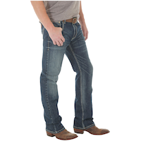 Wrangler Men's Retro Slim Boot Jeans Front_Angled_Right