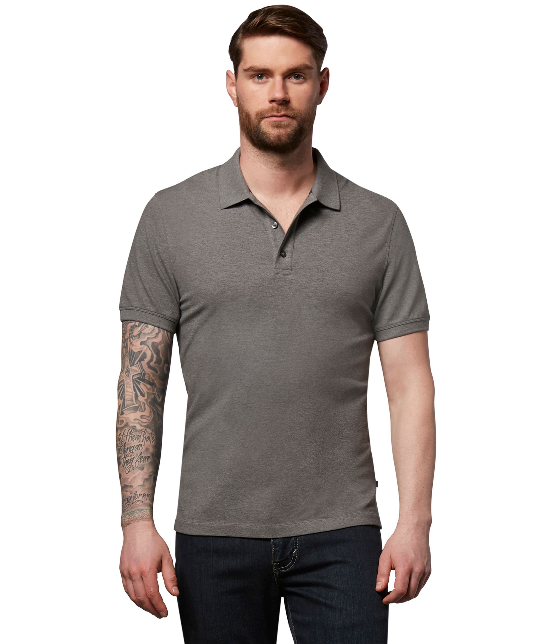 Polo piqué extensible Denver Hayes, pour hommes, 50&nbsp;lavages