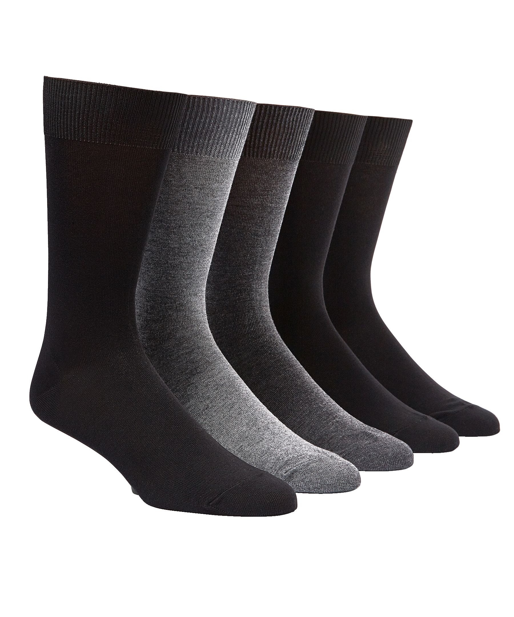 Chaussettes décontractées Denver Hayes en mélange de coton et de modal avec FRESHTECH, pour hommes, paquet de 5&nbsp;paires