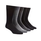 Chaussettes décontractées Denver Hayes en mélange de coton et de modal avec FRESHTECH, pour hommes, paquet de 5&nbsp;paires Front_Angled_Right