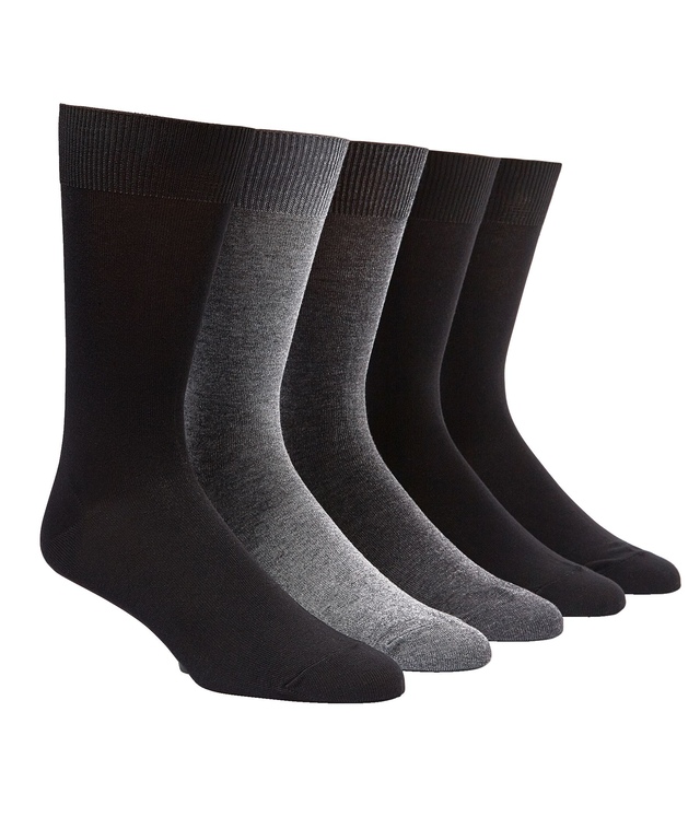 Chaussettes décontractées Denver Hayes en mélange de coton et de modal avec FRESHTECH, pour hommes, paquet de 5 paires