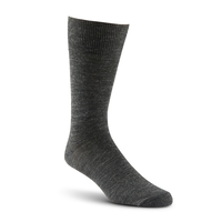 Denver Hayes Men's Merino Wool Blend FRESHTECH Dress Crew Sock