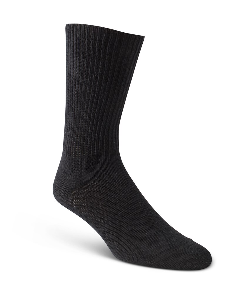 Simcan Men's Small Size Comfort SagResistent Socks Black Marks