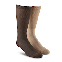 Wel-max Men's 2-Pack Bioceramic Casual Socks Front_Angled_Right