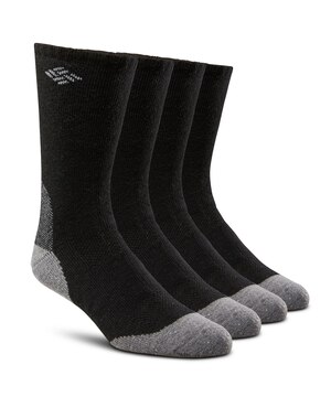 Men's 4-Pack Wool Blend Outdoor Boot Socks