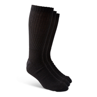 Mi-chaussettes hautes de sport haute performance avec Quad Comfort pour hommes, paquet de 3&nbsp;paires, Matrix Front_Three_Fourths_Angled_Right