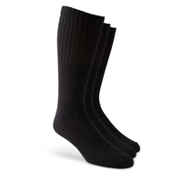Chaussettes tube de sport haute performance pour hommes, paquet de 3&nbsp;paires, Matrix Front_Angled_Right