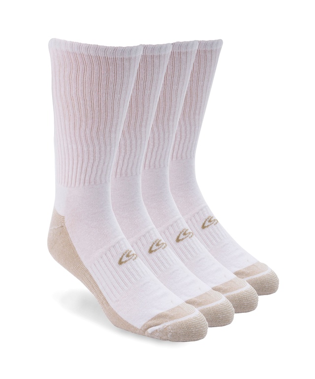 Mi-chaussettes pour hommes, paquet de 4 paires, Copper Sole